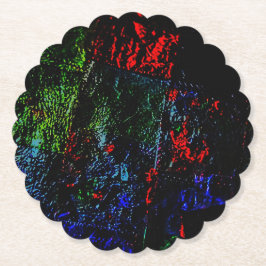 Paper Coaster dark abstract texture eco-friendly  Untersetzer