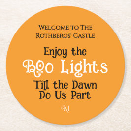 Paper Coaster : HALLOWEEN #2 Runder Pappuntersetzer