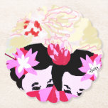 Paper Coaster : Love Song Untersetzer<br><div class="desc">Japanese Gisha 
                            Love Song</div>