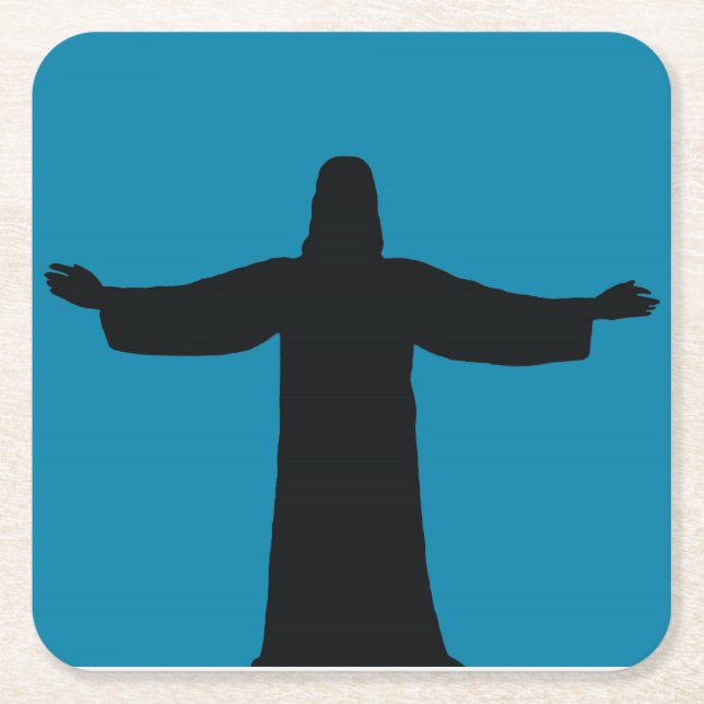 Paper Coaster Rechteckiger Pappuntersetzer (Vorderseite)