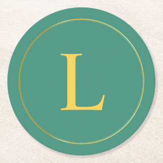 Paper Coaster Runder Pappuntersetzer