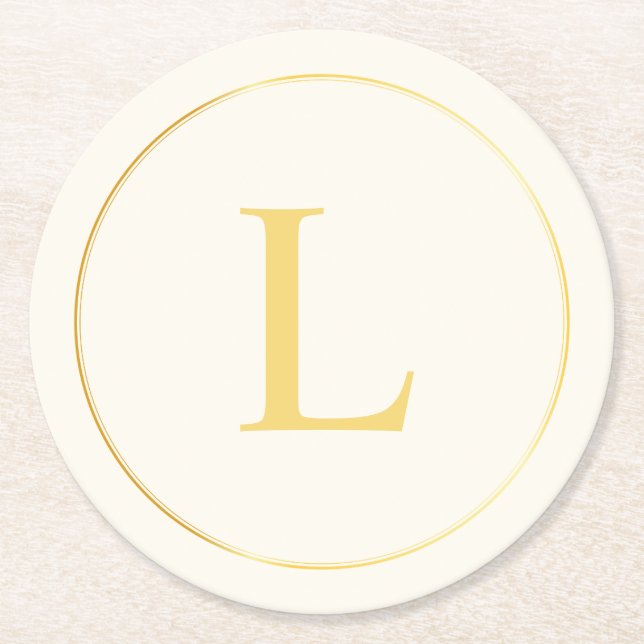 Paper Coaster Runder Pappuntersetzer (Vorderseite)