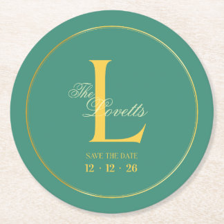 Paper Coaster Runder Pappuntersetzer