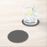 Paper Coaster Untersetzer<br><div class="desc">This design is minimalist style which can be easily updated with your photo and text. If you need any help please contact me using the massage button below and I will be happy to help.</div>