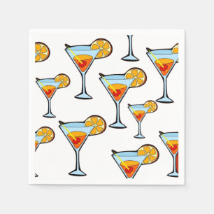 Paper Cocktail Drink Napkins Serviette