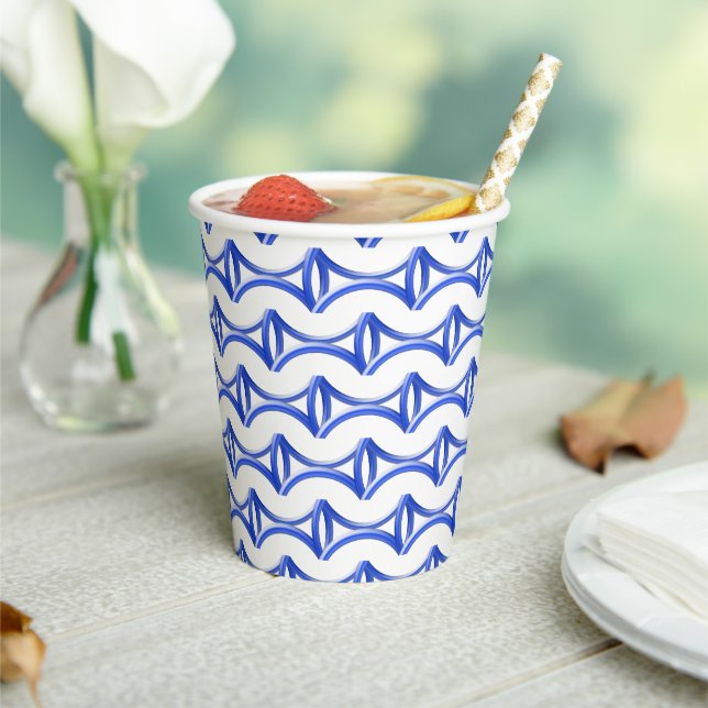 Paper Cup - Blockieren der Blauen Ringe Pappbecher (In Situ)