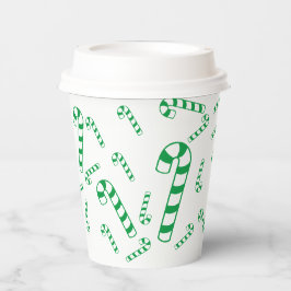 Paper Cup - Candy Canons in Green Pappbecher