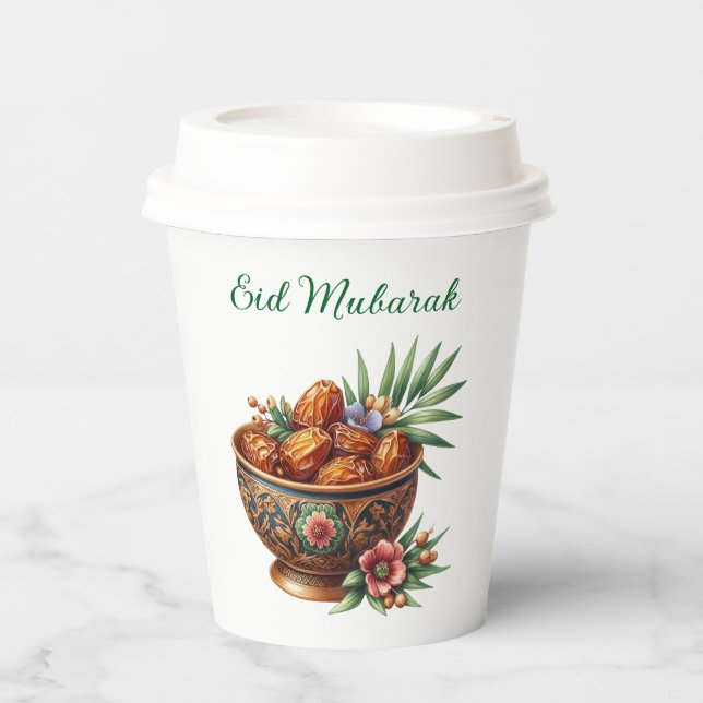 Paper cup-Eid Mubarak Tableware Pappbecher (Vorderseite)