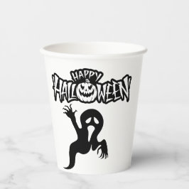 Paper cup Happy Halloween Pappbecher