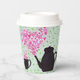 Paper Cup - Teezeitherzen Pappbecher