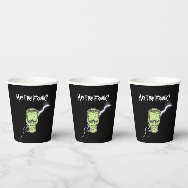 Paper Cups, darf ich Frank sein, Frankenstein Pappbecher