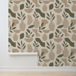 Paper Cut Garden Organisch Moderne Peel und Stick  Tapete
