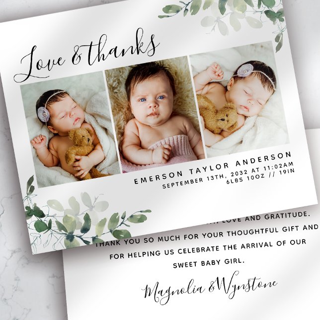 PAPER Eucalyptus Foto Vielen Dank Flyer (Von Creator hochgeladen)