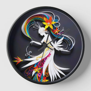 Paper Fashionista Uhr