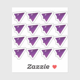 Paper Flugzeug Night Sky Travel Erinnerung Bujo Pl Aufkleber