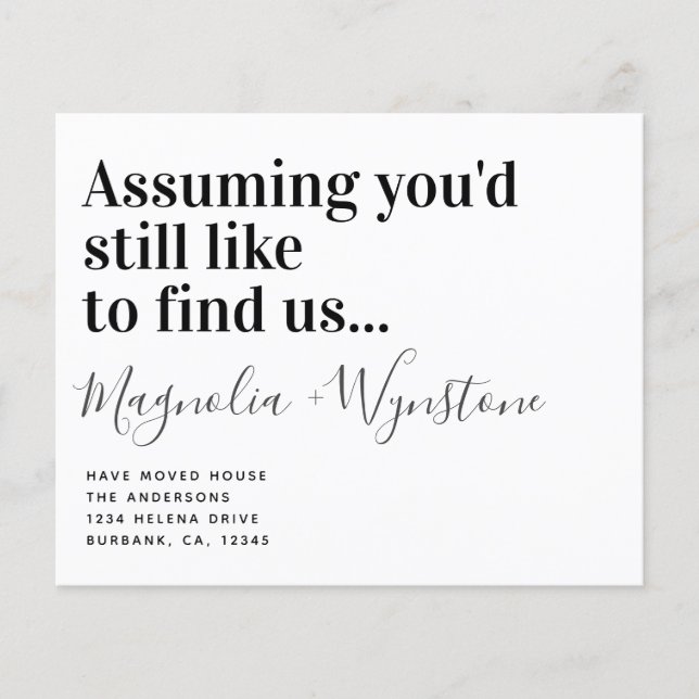 PAPER Funny Moving House Ankündigung Flyer (Vorne)