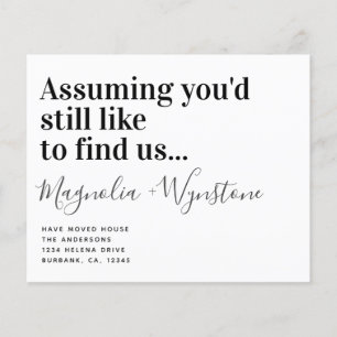 PAPER Funny Moving House Ankündigung Flyer