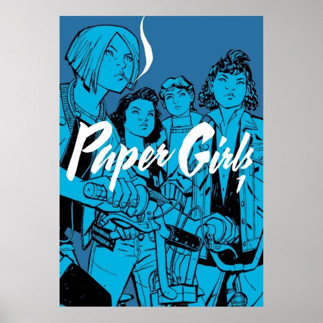 Paper Girls® Mac KJ Tiffany Erin Band 1 Poster (Vorne)