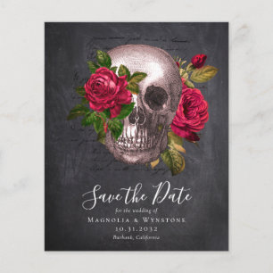 PAPER Gothic Save the Date   Rose für Schiefer Sku Flyer