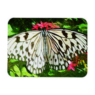 Paper Kite Butterfly Abstrakter Impressionismus Magnet