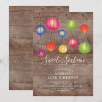 Paper Lantern 16 . Geburtstag zum Geburtstag