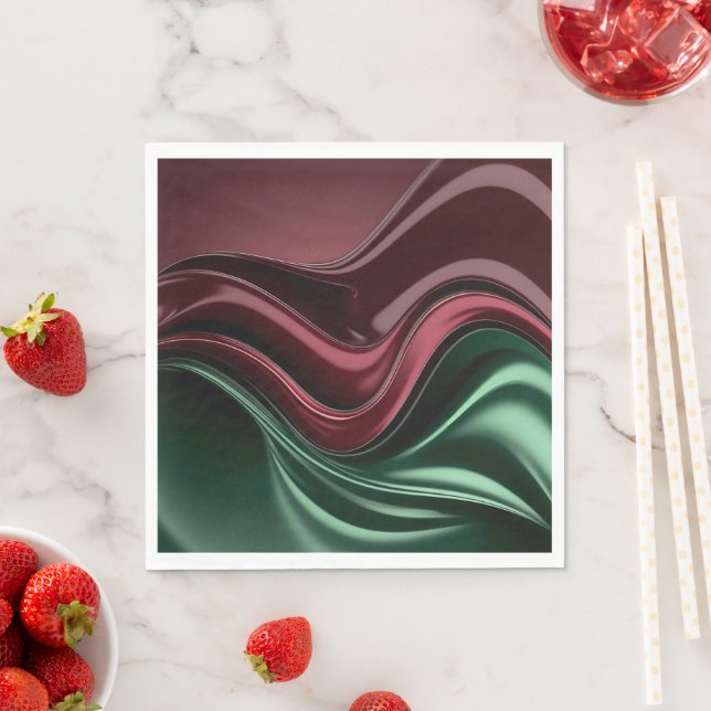 Paper luncheon napkin in stylish graphic serviette (Beispiel)