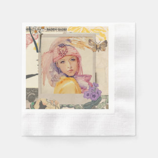 Paper Napkin art decor partyfavor Serviette