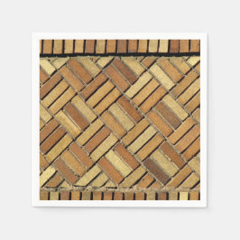 Paper Napkin - Brick-Muster Serviette
