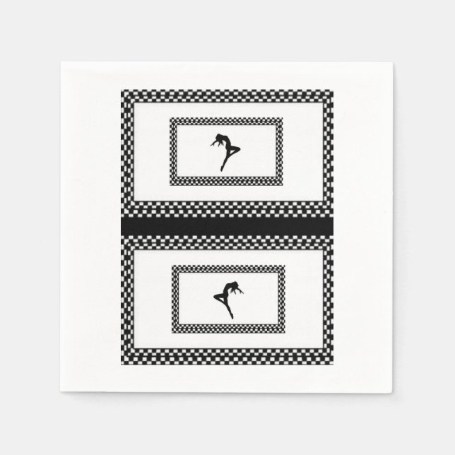 Paper Napkin Dancer Serviette (Vorderseite)