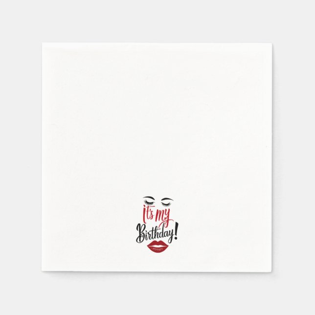 Paper Napkin - Es ist mein Geburtstag Serviette (Vorderseite)