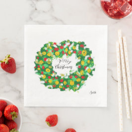 Paper Napkin: Frohe Weihnachten Serviette