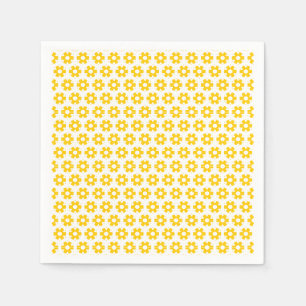 Paper Napkin - Gelbe Florets Serviette