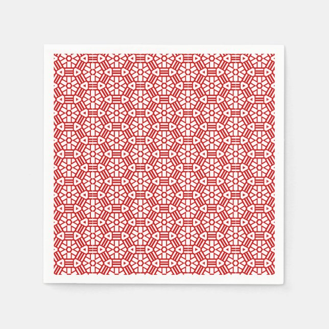 Paper Napkin - Hexagon und Bars Serviette (Vorderseite)