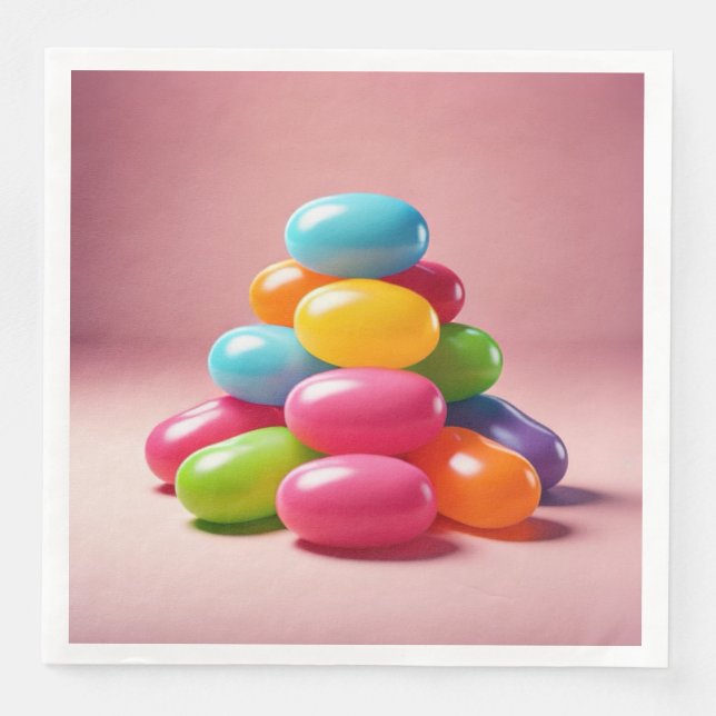 Paper Napkin (Jellybeans) Serviette (Vorderseite)