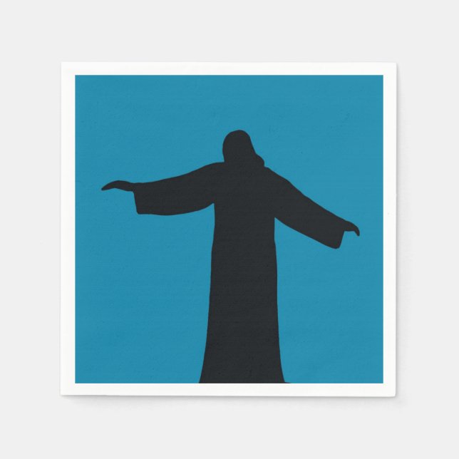 Paper Napkin  jesus christ  Serviette (Vorderseite)