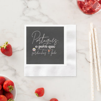 Paper Napkin Portugueso povo que conquistou Serviette