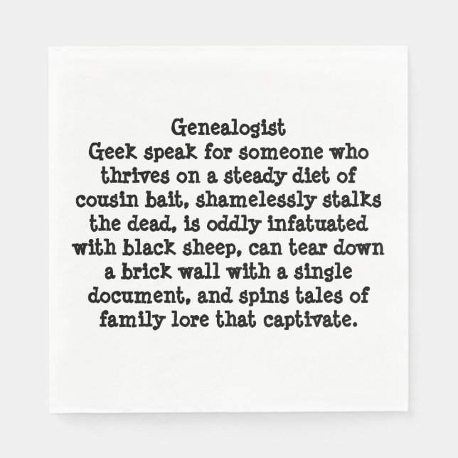 Paper Napkin Serviette (Vorderseite)