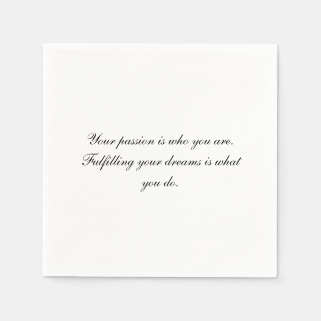 Paper Napkin Serviette (Vorderseite)