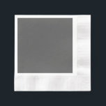 Paper Napkin Serviette<br><div class="desc">This design is minimalist style which can be easily updated with your photo and text. If you need any help please contact me using the massage button below and I will be happy to help.</div>