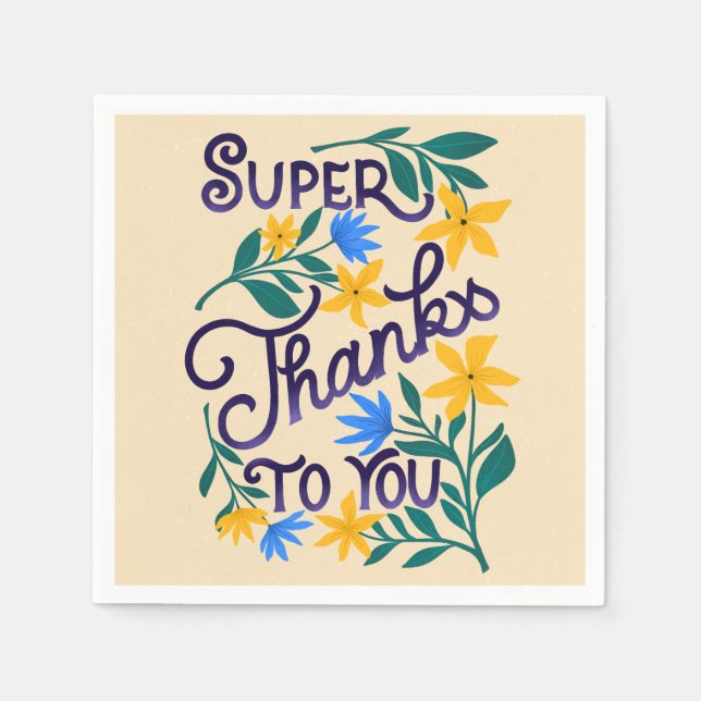 Paper Napkin Serviette (Vorderseite)