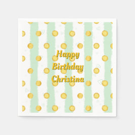 Paper Napkin Summer Birthday Party Collection Serviette