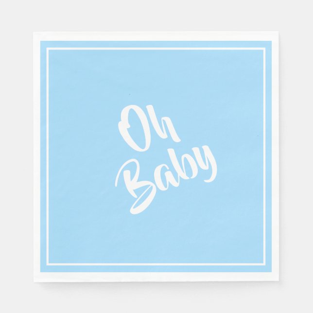 Paper Napkins-Baby Boy Serviette (Vorderseite)
