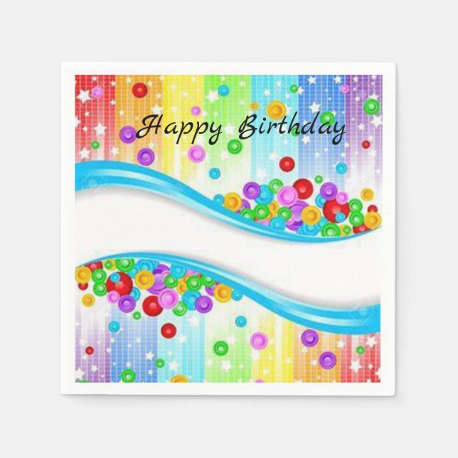 Paper Napkins Birthday Serviette (Vorderseite)