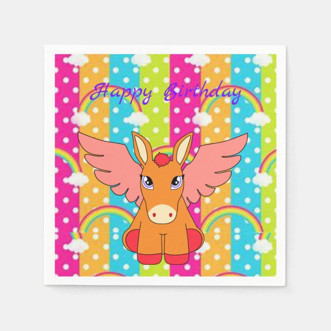 Paper Napkins Birthday Serviette (Vorderseite)