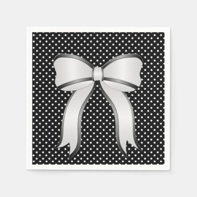 Paper Napkins Bow Serviette (Vorderseite)