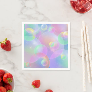 Paper napkins bubble design serviette
