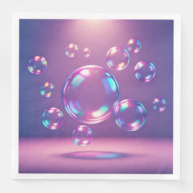 Paper Napkins (Bubbles) Serviette (Vorderseite)