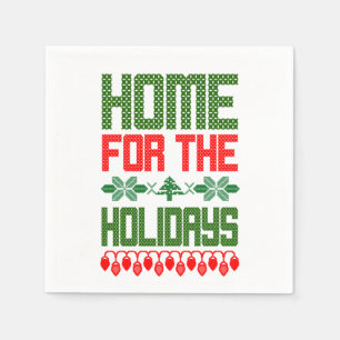 Paper Napkins Christmas Zuhause für den Urlaub Serviette