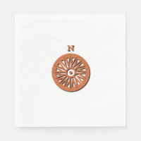 Paper Napkins - Compass-Rose