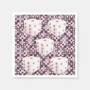 Paper Napkins Dice Serviette